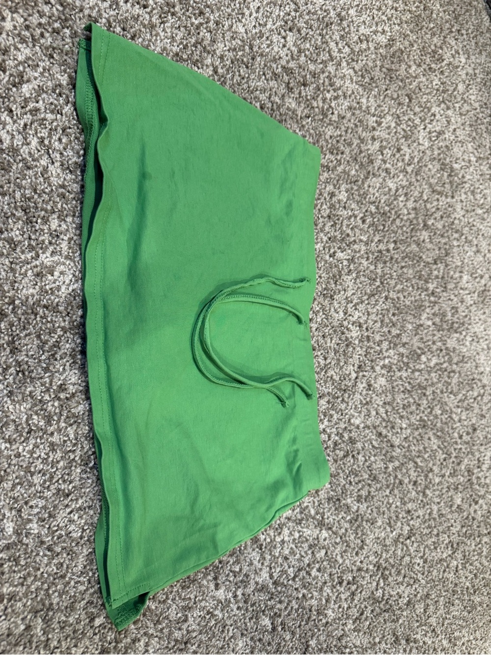 Chrome Hearts Green Mini Skirt